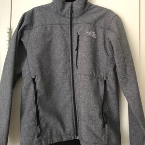 Soft shell, The North Face, Heather gray, size M